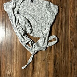 Windsor Light Gray Knit Cardigan